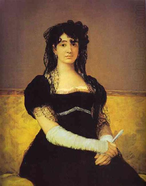 Francisco Jose de Goya Portrait of Antonia Zarate china oil painting image